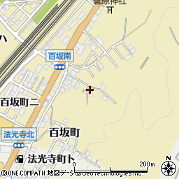 石川県金沢市百坂町（ト）周辺の地図