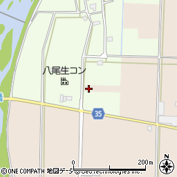 富山県富山市八尾町黒田115周辺の地図