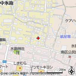 長野県長野市稲里町中氷鉋542-3周辺の地図