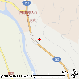 群馬県吾妻郡中之条町折田戦道周辺の地図