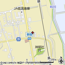 ファミリーマート富山八尾新田店周辺の地図