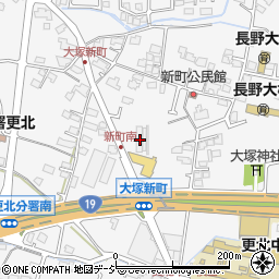長野県長野市青木島町大塚605周辺の地図