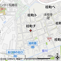 石川県金沢市桂町チ23周辺の地図