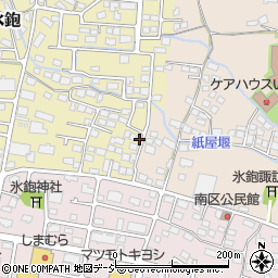 長野県長野市稲里町中氷鉋548-5周辺の地図