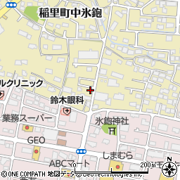 長野県長野市稲里町中氷鉋482-5周辺の地図