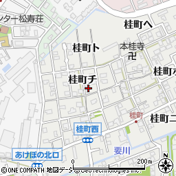 石川県金沢市桂町チ22周辺の地図