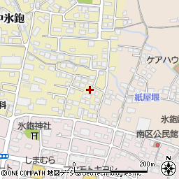 長野県長野市稲里町中氷鉋548周辺の地図