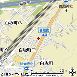 美容室髪芝居百坂店周辺の地図
