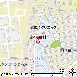 足利銀行岡本支店周辺の地図