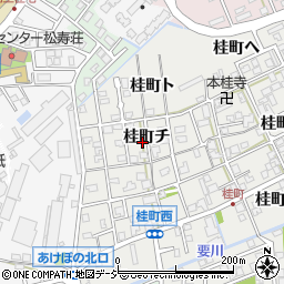 石川県金沢市桂町チ25周辺の地図