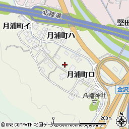 石川県金沢市月浦町（ロ）周辺の地図