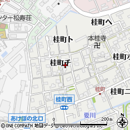 石川県金沢市桂町チ21周辺の地図