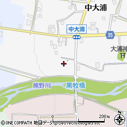 富山県富山市中大浦12周辺の地図