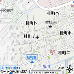 石川県金沢市桂町チ10周辺の地図
