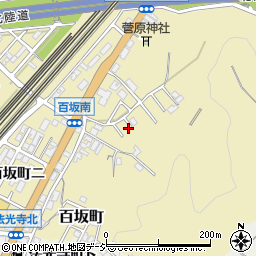 石川県金沢市百坂町ホ周辺の地図