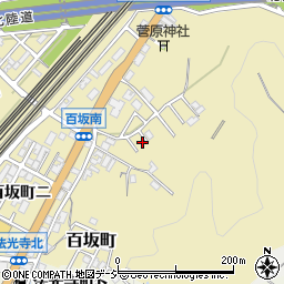 石川県金沢市百坂町（ホ）周辺の地図