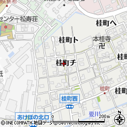 石川県金沢市桂町チ26周辺の地図