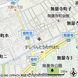 石川県金沢市無量寺町子5周辺の地図