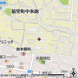 長野県長野市稲里町中氷鉋495周辺の地図