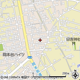 栃木県宇都宮市東岡本町742-370周辺の地図