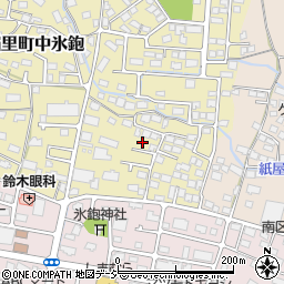 長野県長野市稲里町中氷鉋554-17周辺の地図
