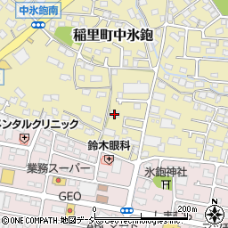 長野県長野市稲里町中氷鉋483-1周辺の地図