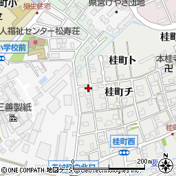 石川県金沢市桂町チ58周辺の地図