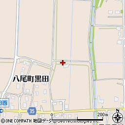 富山県富山市八尾町黒田303周辺の地図