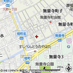 石川県金沢市無量寺町子22周辺の地図