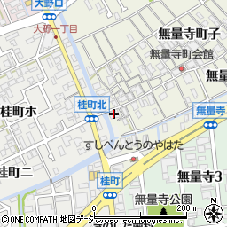 石川県金沢市無量寺町子2周辺の地図