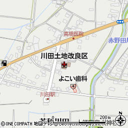 市立若穂公民館川田分館周辺の地図