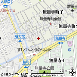 石川県金沢市無量寺町子20周辺の地図