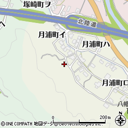 石川県金沢市月浦町イ115周辺の地図