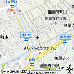 石川県金沢市無量寺町子8周辺の地図