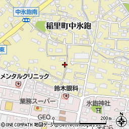 長野県長野市稲里町中氷鉋489-4周辺の地図