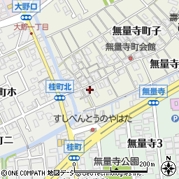 石川県金沢市無量寺町子14周辺の地図