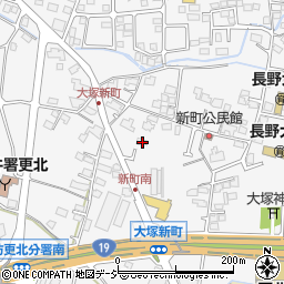 長野県長野市青木島町大塚611周辺の地図