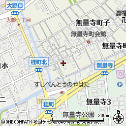 石川県金沢市無量寺町子23周辺の地図