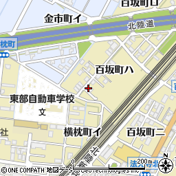 石川県金沢市百坂町ハ周辺の地図
