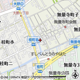石川県金沢市無量寺町子1周辺の地図