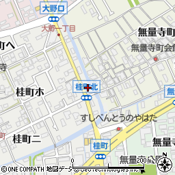 石川県金沢市桂町ホ周辺の地図