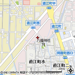 石川県金沢市直江南周辺の地図