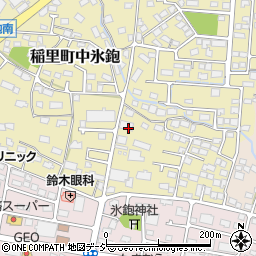 長野県長野市稲里町中氷鉋493-2周辺の地図
