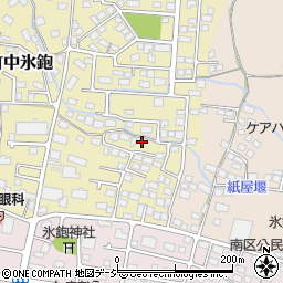 長野県長野市稲里町中氷鉋549-8周辺の地図