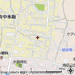 長野県長野市稲里町中氷鉋549-2周辺の地図