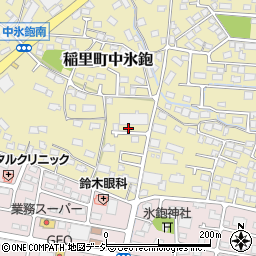 長野県長野市稲里町中氷鉋490周辺の地図