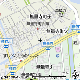 石川県金沢市無量寺町ソ22-1周辺の地図