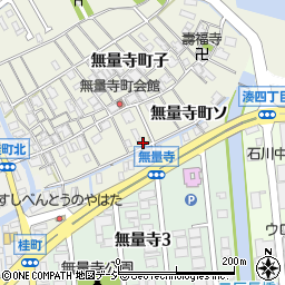 石川県金沢市無量寺町ソ周辺の地図