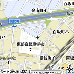 石川県金沢市金市町イ周辺の地図
