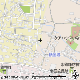 長野県長野市稲里町中氷鉋1013-3周辺の地図